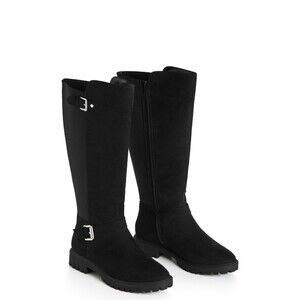 AVENUE Evans WIDE FIT Elora Tall Boot - black, NEW! Size 11 Wide